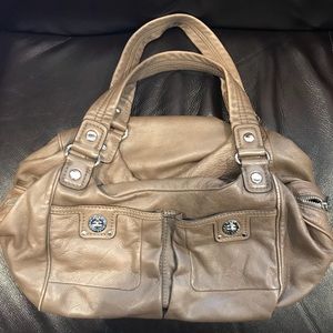 Marc by Marc Jacobs taupe leather handbag